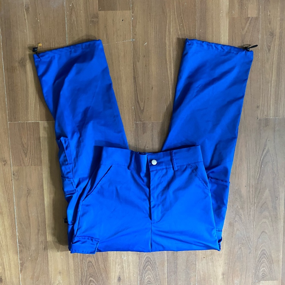 Blue Cargo Pants